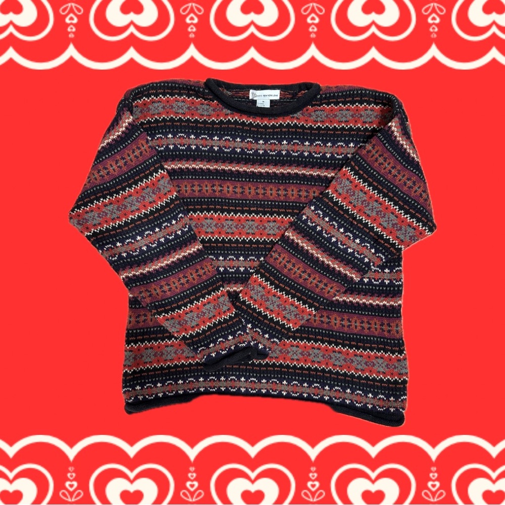 NY Jeans 90s Knit Sweater Size M